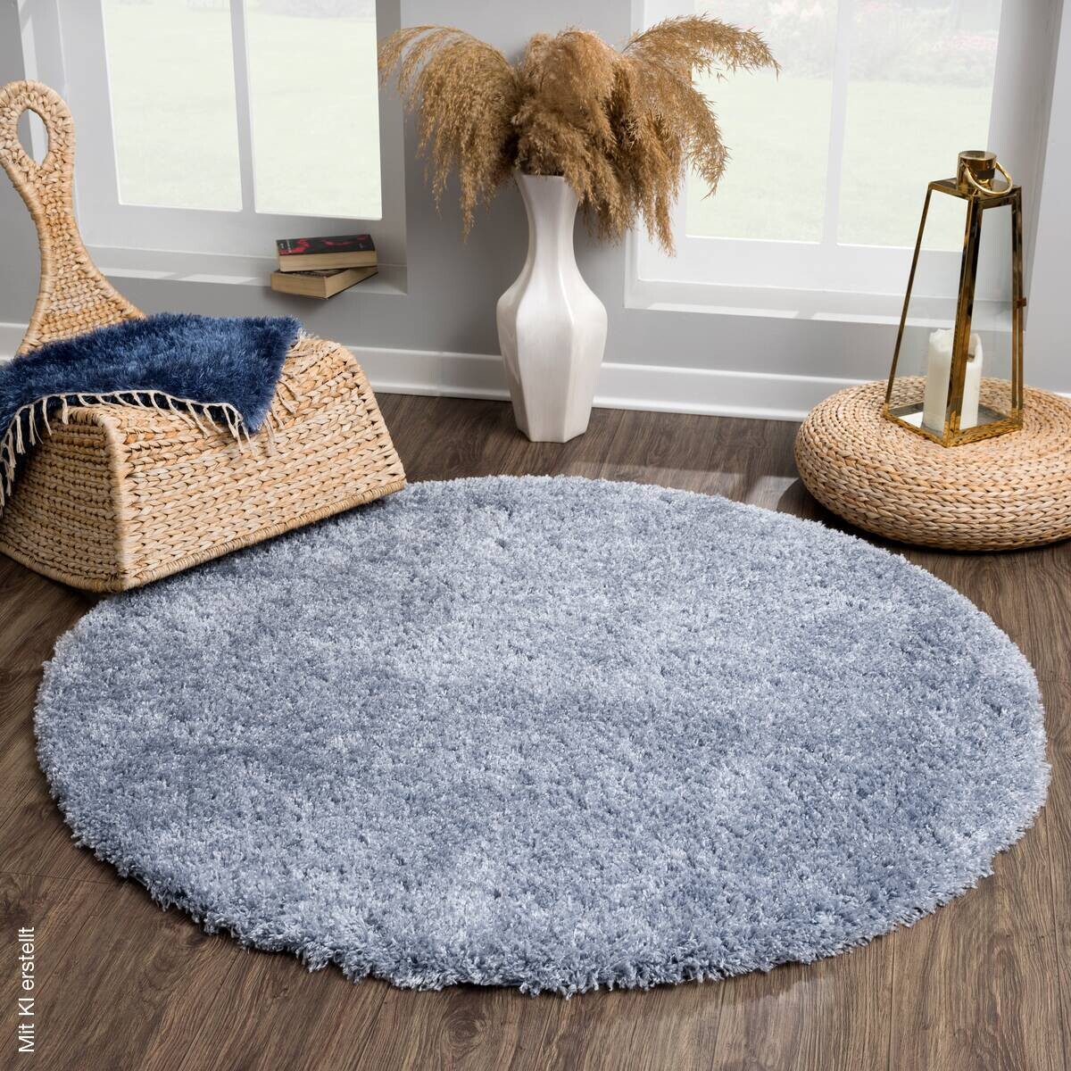 Sanat Teppich Porto blau D: ca. 150 cm
