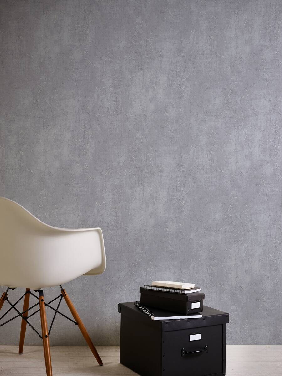 A.S.Creation Vliestapete grau B/H/D: ca. 53x1005x8 cm