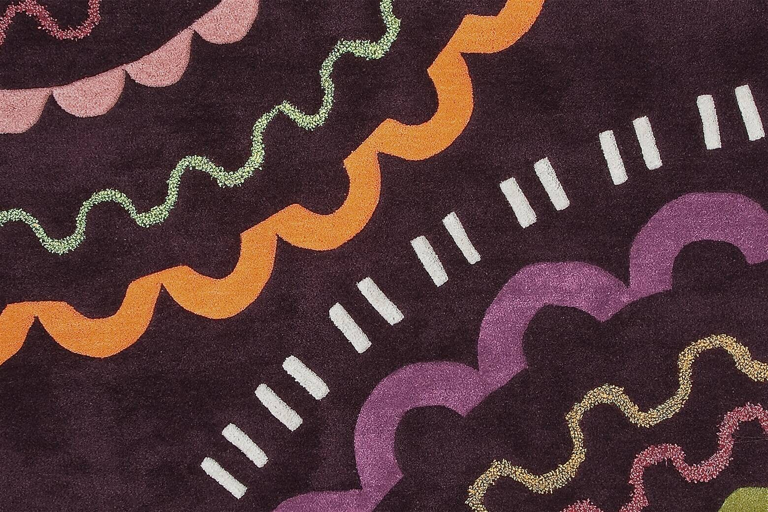 Arte Espina Kurzflorteppich Spirit 3086 violett B/L: ca. 140x200 cm