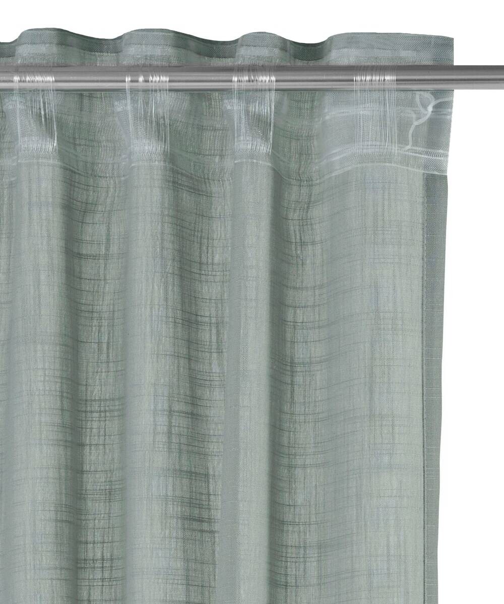 Thermovorhang Softy salbei B/L: ca. 140x245 cm