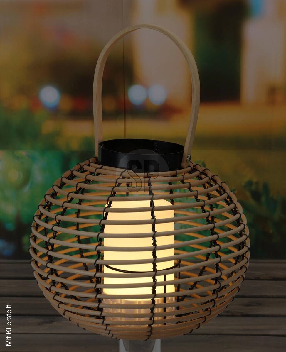 LED-Laterne Polypropylen B/H/L: ca. 27x25x20 cm