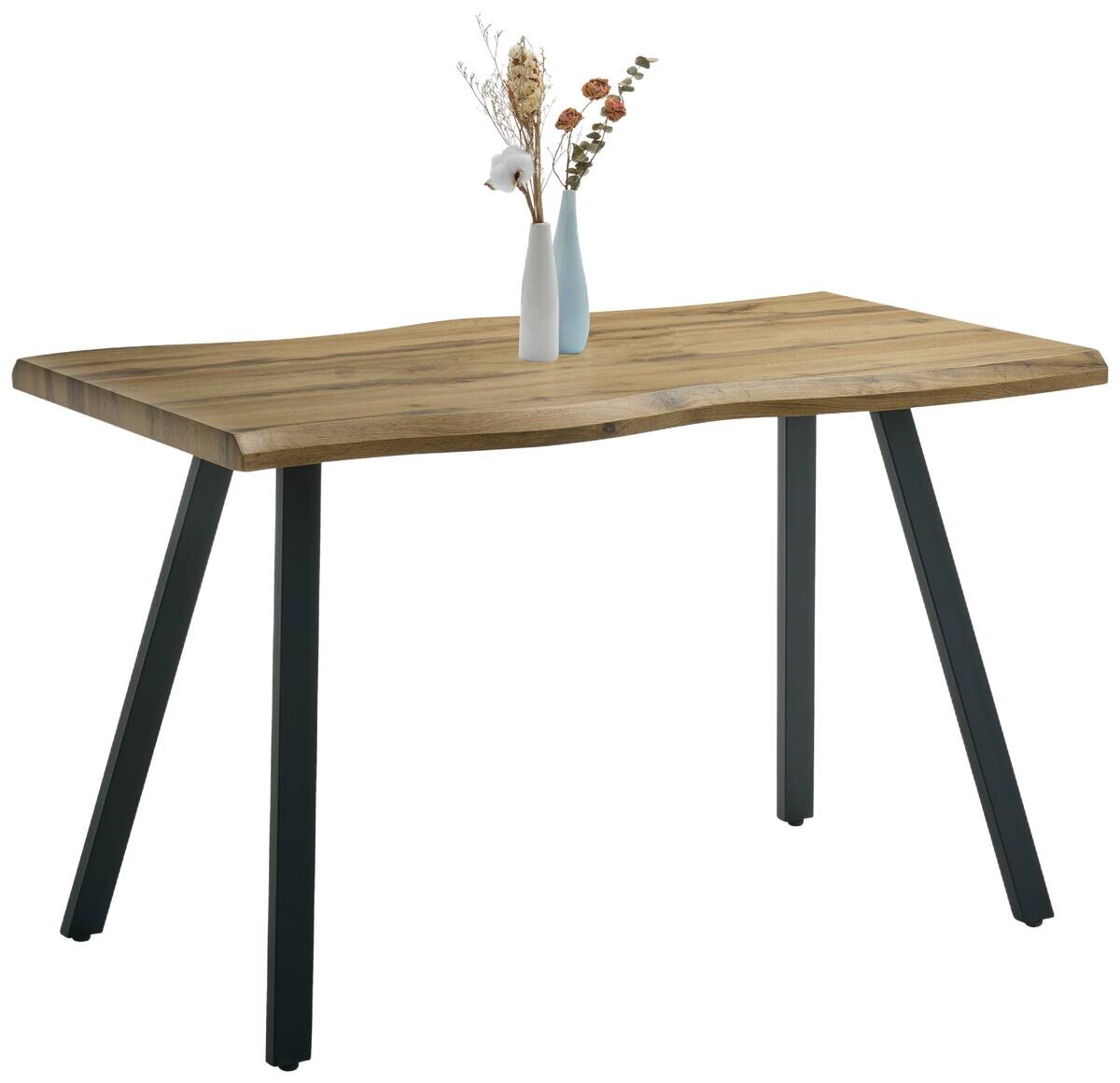 Esstisch Lily Eiche Wild Nachbildung B/H/T: ca. 120x74x70 cm