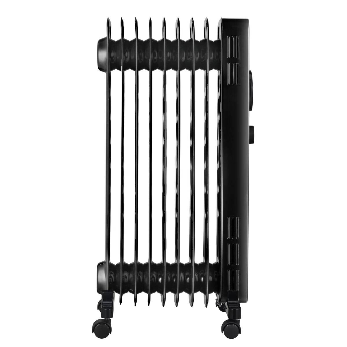 Ölradiator NY2009-22M schwarz Kunststoff Metall B/H/L: ca. 24x64x33 cm ca. 2000 W