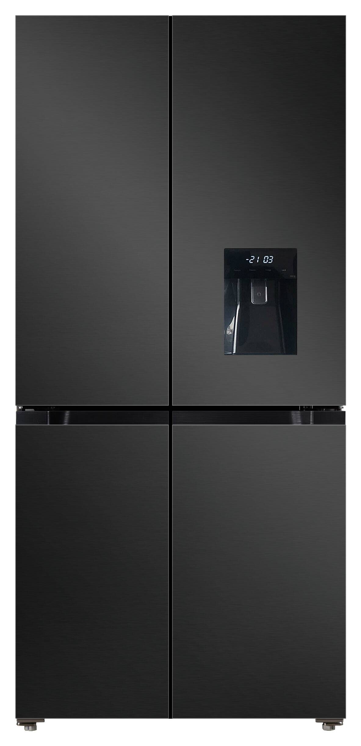 POCOline Multi-Door MD183-432EWDDNF EEK: E Spektrum: A bis G Kühlen: 284 Gefrieren: 148 dark Inox B/H/T: ca. 84x183x64 cm