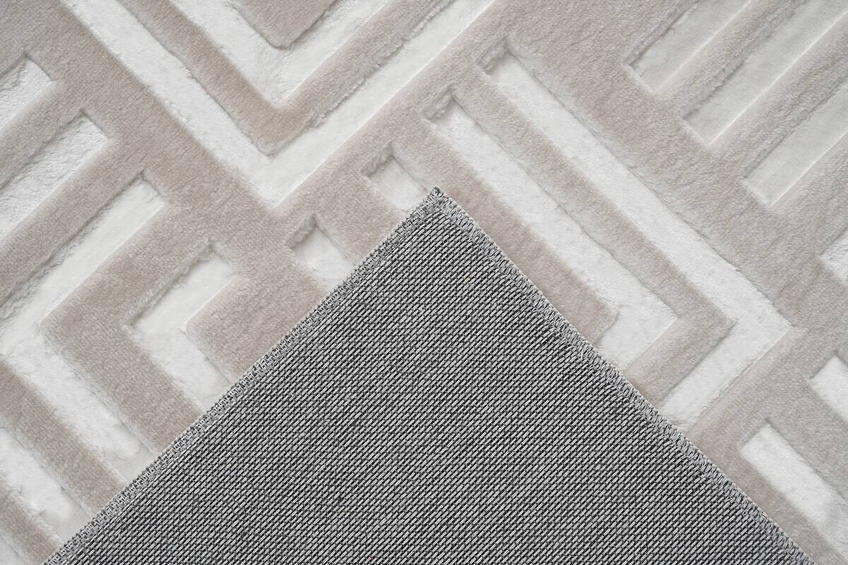 Kayoom Teppich Calma 325 beige B/L: ca. 120x160 cm