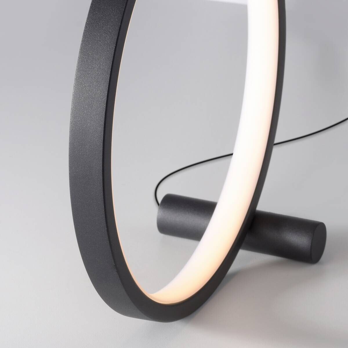 Just Light LED-Tischlleuchte Mini-Ritus schwarz Eisen D: ca. 25 cm 1 Brennstellen