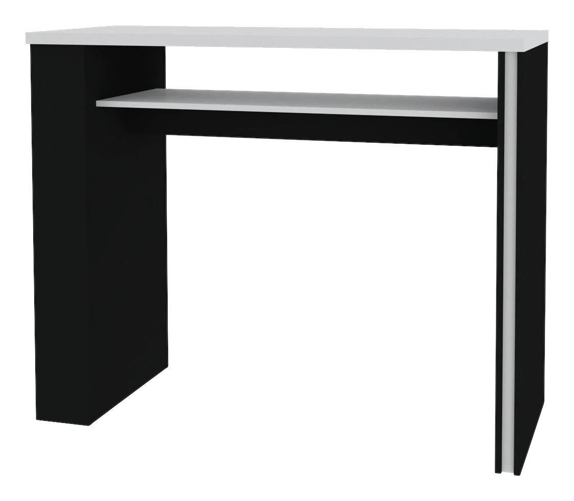 Bartisch Jamas schwarz weiß Spanplatte B/H/T: ca. 138x110x55 cm