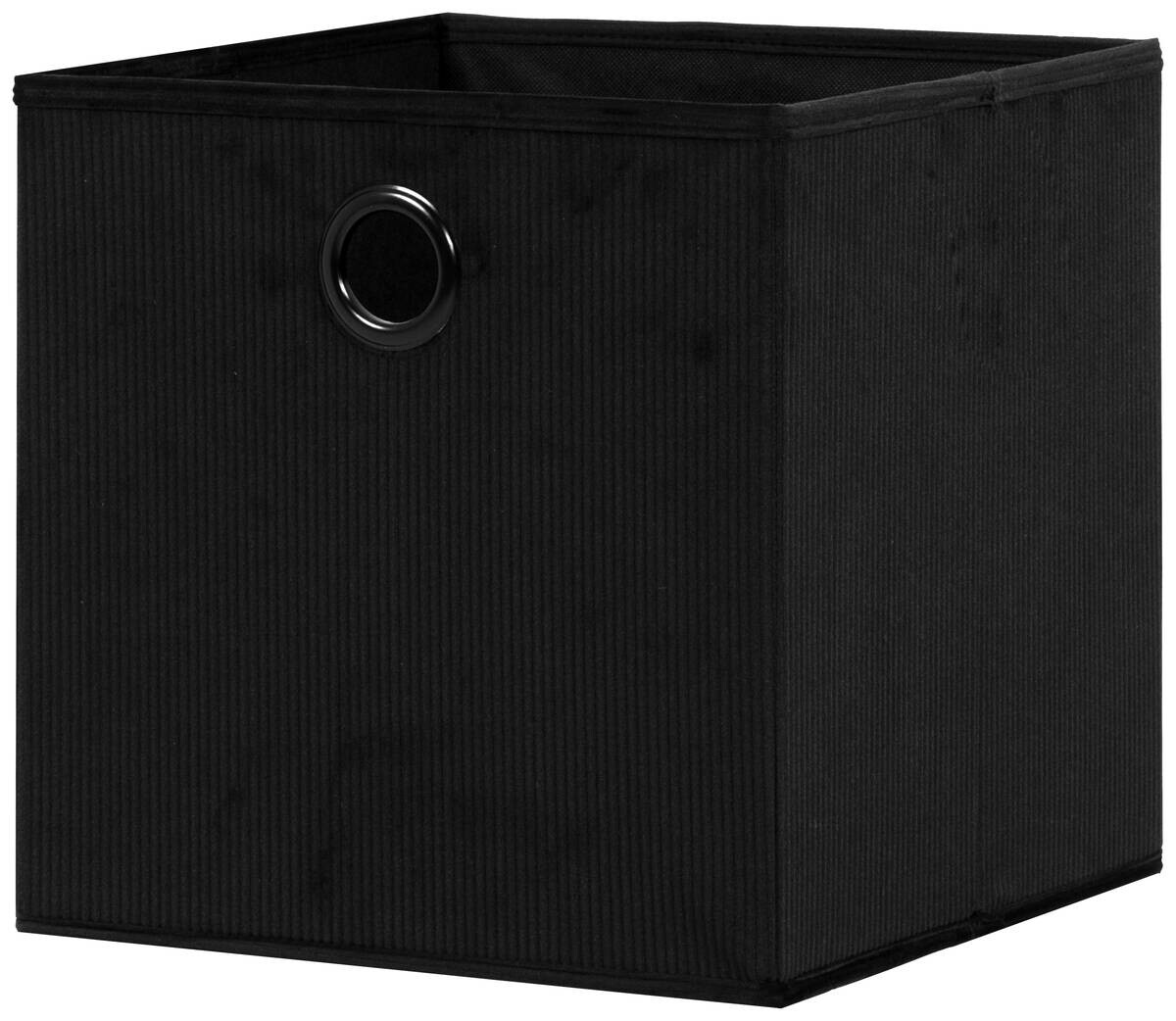 Stoffbox schwarz B/H/T: ca. 32x32x32 cm