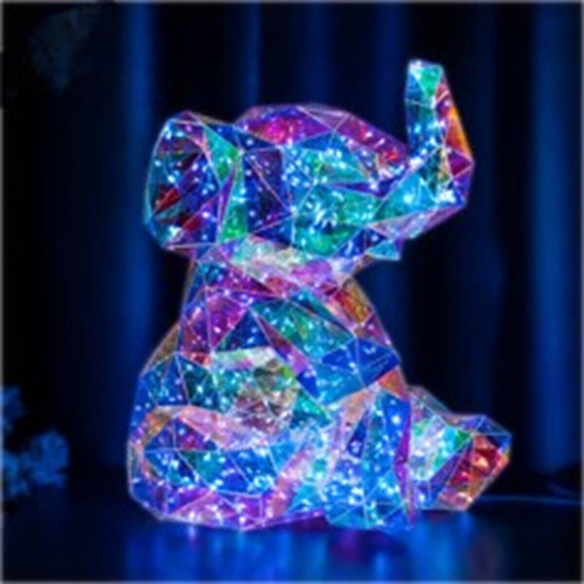 Nolo LED-Dekoleuchte Elefant transparent