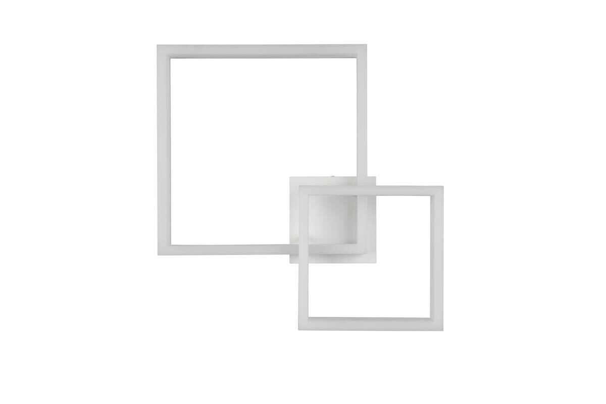 Reality LED-Deckenleuchte Camino weiß Metall Kunststoff B/L: ca. 46,5x62 cm