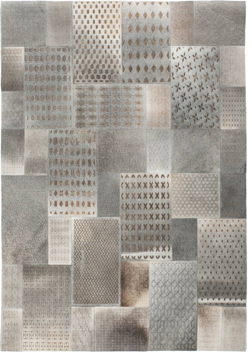 Kayoom Kurzflorteppich Gleam 560 grau B/L: ca. 120x170 cm