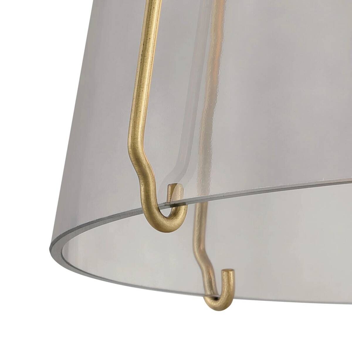 Westinghouse Pendelleuchte Hallein messing Glas Metall B/H/L: ca. 28x26x28 cm E27 1 Brennstellen