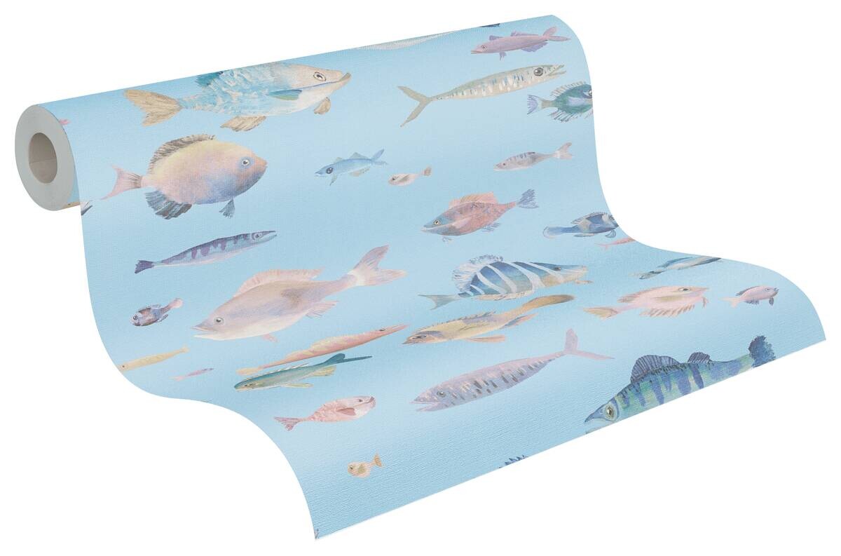 A.S.Creation Vliestapete bunt rosa B/H/D: ca. 53x1005x8 cm