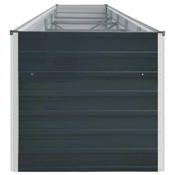 Garten-Hochbeet anthrazit Stahl B/H/L: ca. 80x77x400 cm