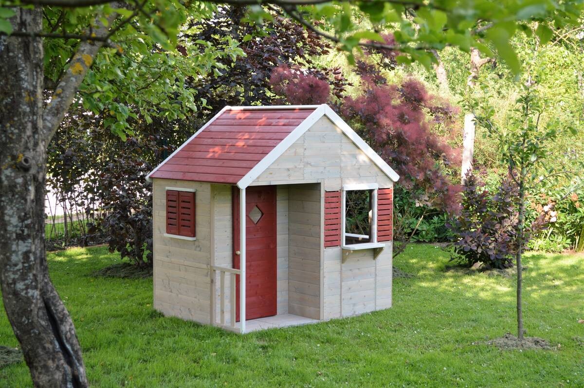 Wendi Toys Spielhaus Krokodil natur B/H/L: ca. 120x168x155 cm