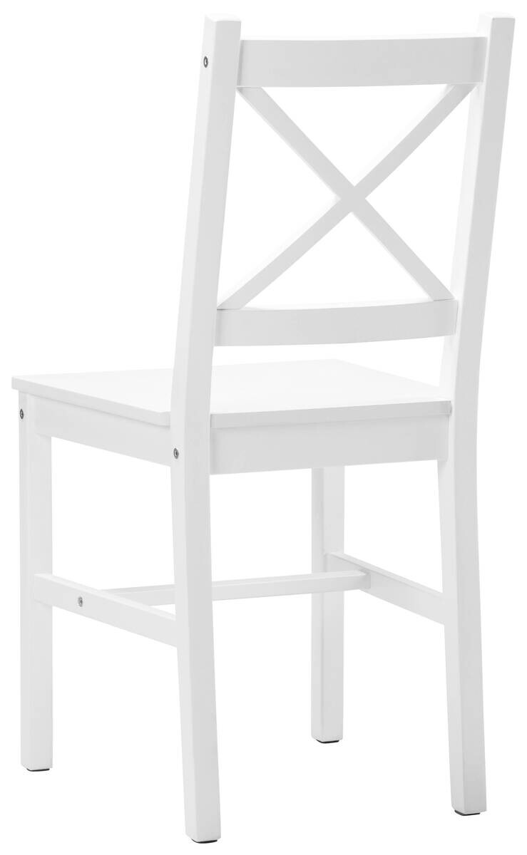 Stuhl Harry weiß Holz B/H/T: ca. 43x86x41 cm