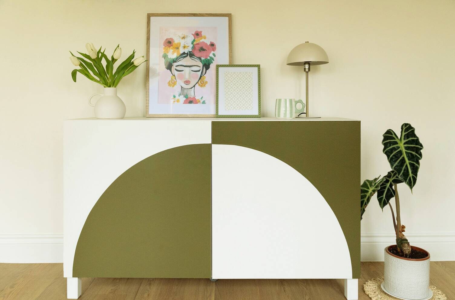 Klebefolie olive B/L: ca. 45x200 cm