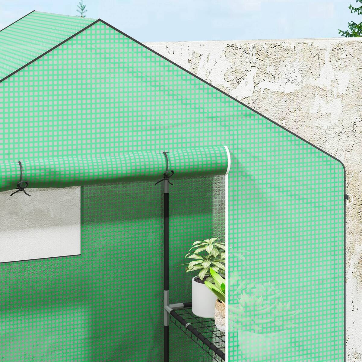 Outsunny Gewächshaus B/H/L: ca. 74x190x143 cm