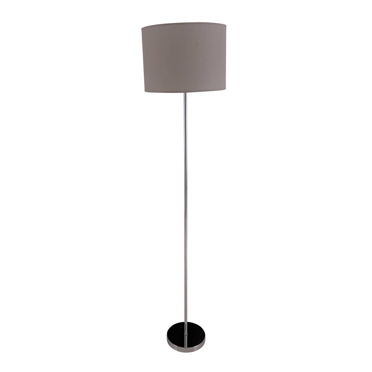 Näve Leuchten Stehlampe 2051216 grau Metall Textil B/H/T: ca. 34,5x160x34,5 cm 1 Brennstellen