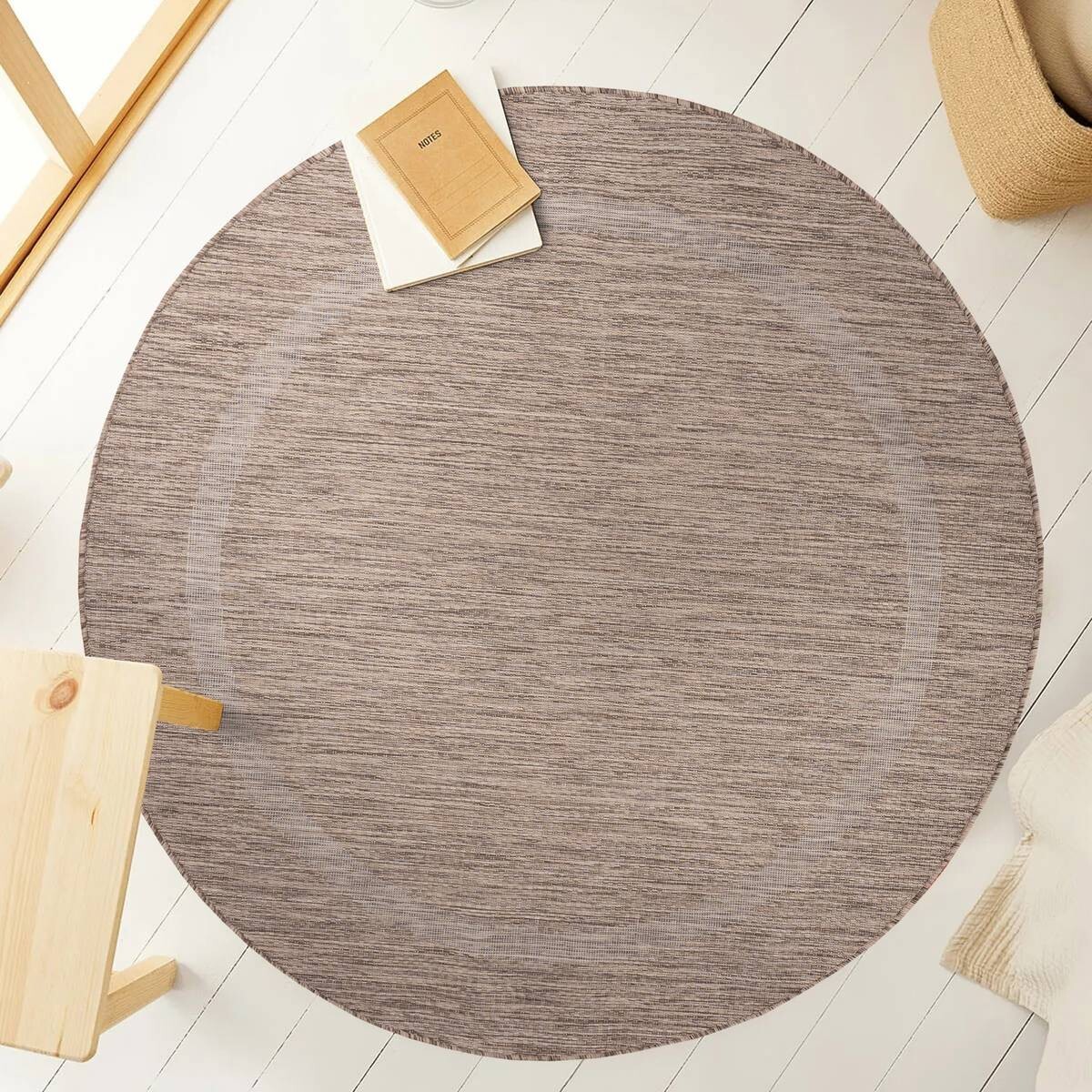 Ayyildiz Teppich RELAX braun B/L: ca. 160x160 cm