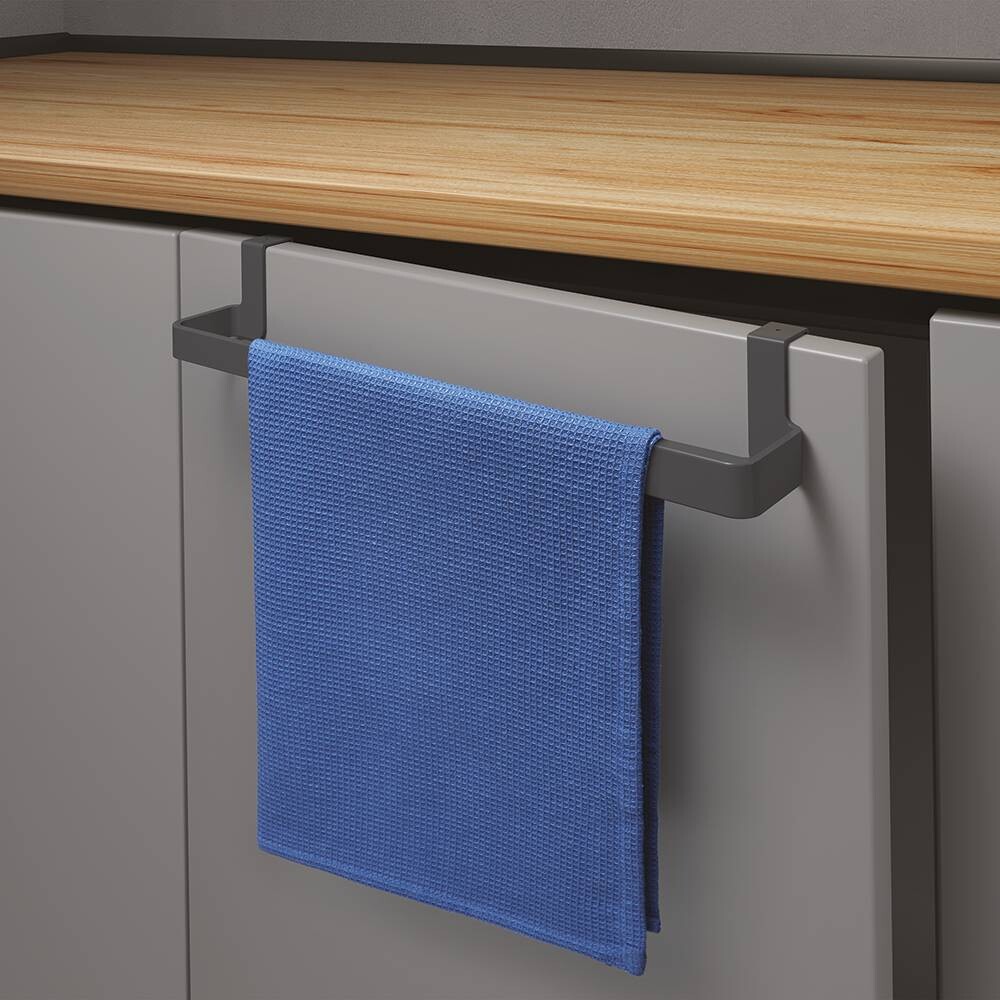 Metaltex Handtuchhalter schwarz Kunststoff