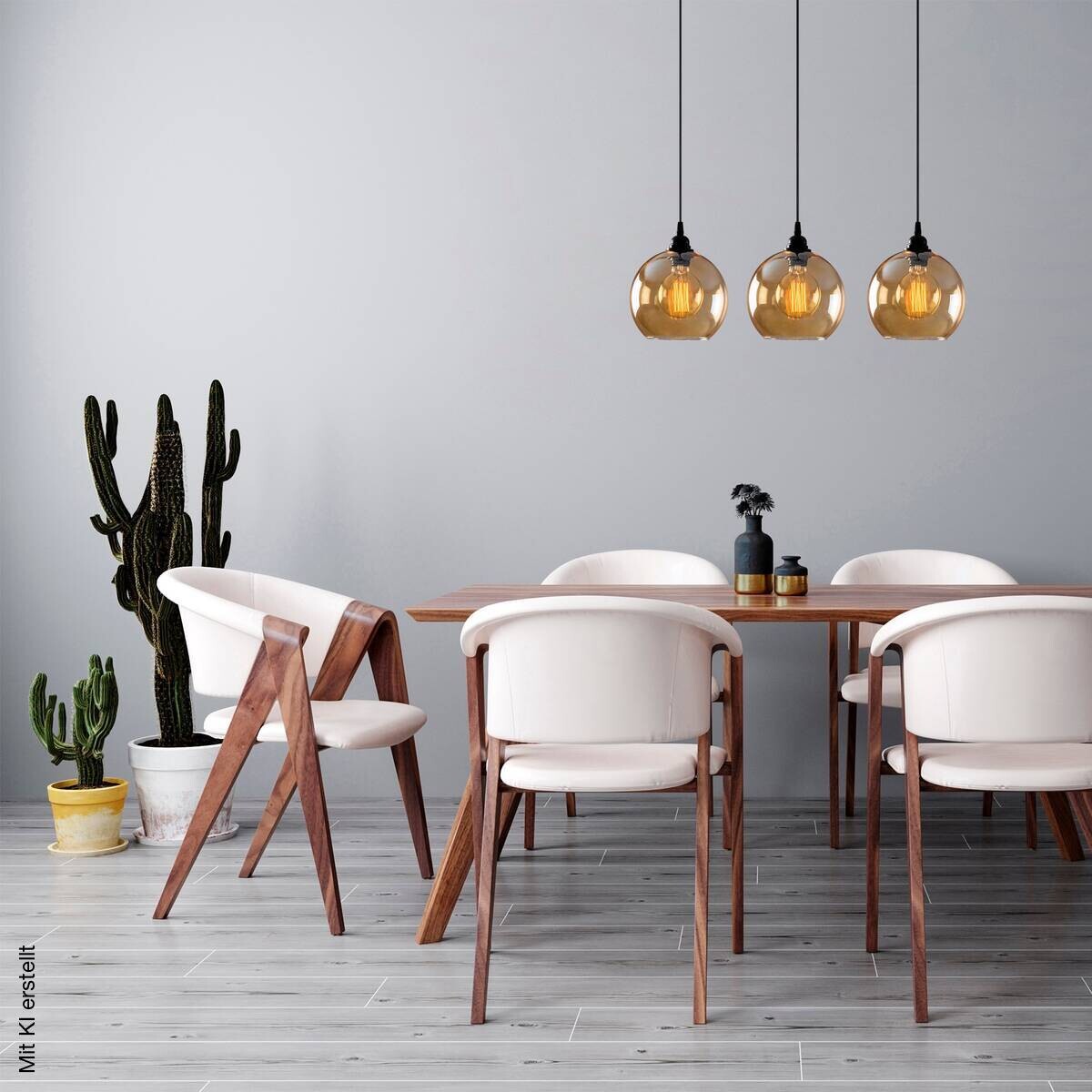 Opviq Pendelleuchte gold schwarz Glas B/H/T/L: ca. 70x116x20x70 cm E27 3 Brennstellen
