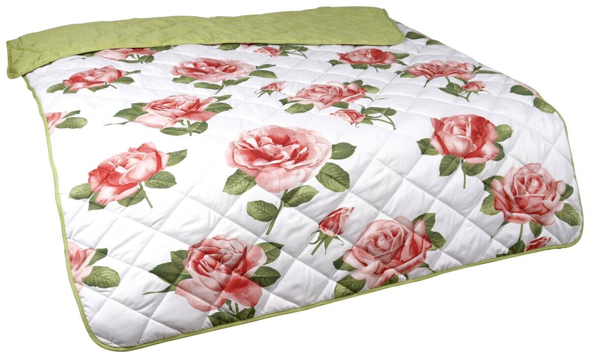 Steppbett weiß 100% Polyester B/L: ca. 135x200 cm
