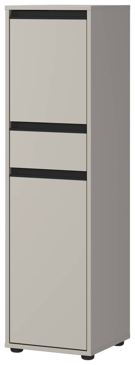 Schrank 2201-186 steingrau B/H/T: ca. 33x121x34 cm