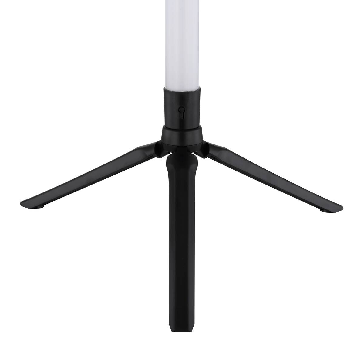 GLOBO LED-Stehleuchte Opal schwarz Kunststoff H/D: ca. 113x37 cm 1 Brennstellen