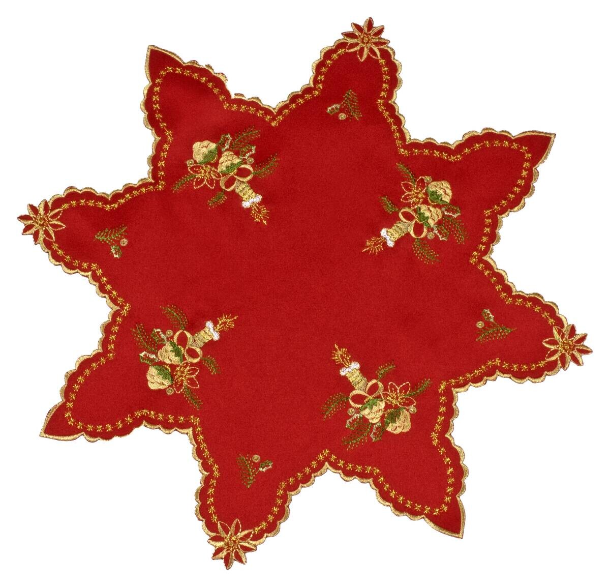 Deckchen sortiert Polyester D: ca. 40 cm