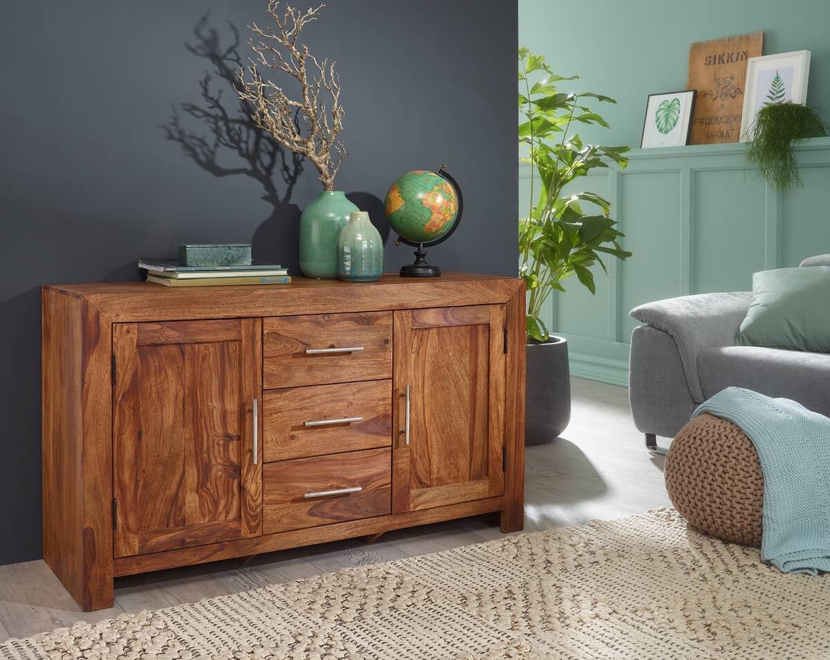 Sideboard natur silber B/H/T: ca. 118x70x40 cm