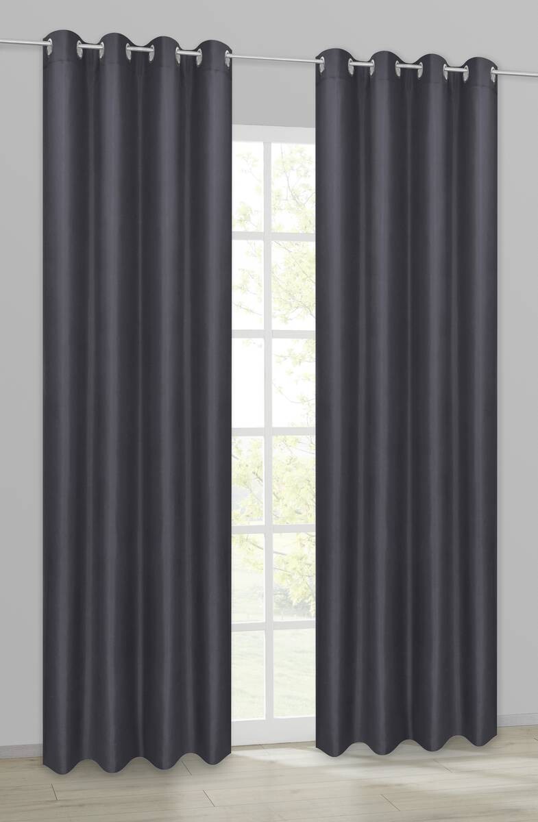 ACUS design collection Ösenvorhang Barnaby schwarz B/L: ca. 140x235 cm