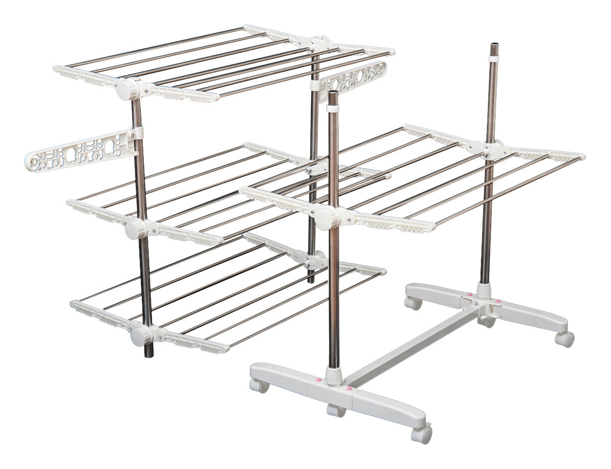 HOMCOM Wäscheständer silber