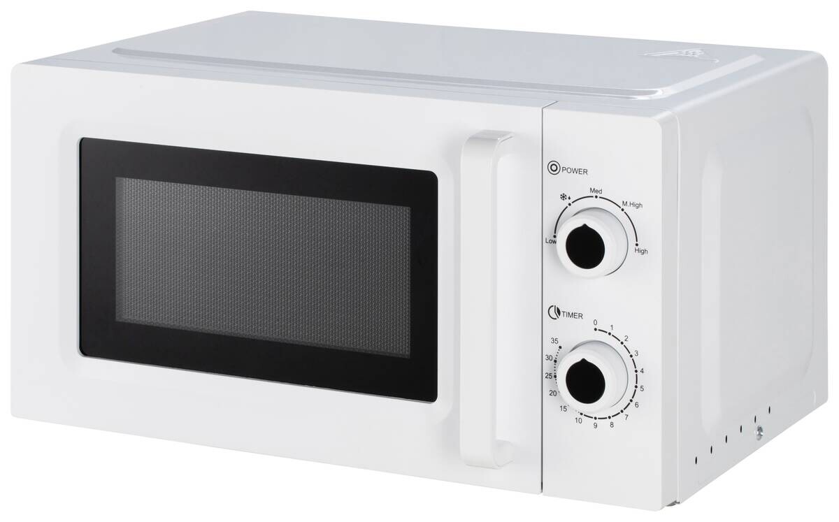 POCOline Mikrowelle D20MXP04-E70 weiß Metall B/H/T: ca. 44x24x32 cm ca. 20 l