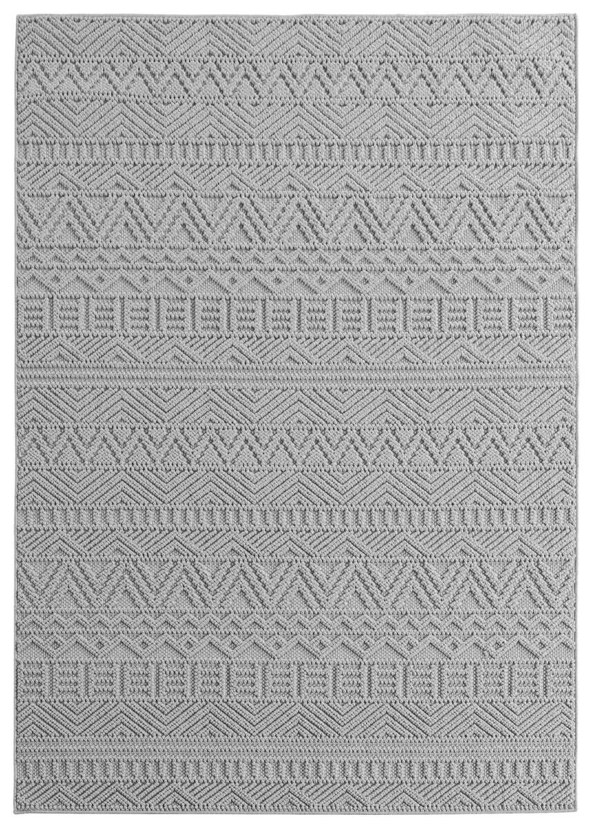 Ayyildiz Kurzflorteppich HELIX silber B/H/L: ca. 60x0,7x110 cm