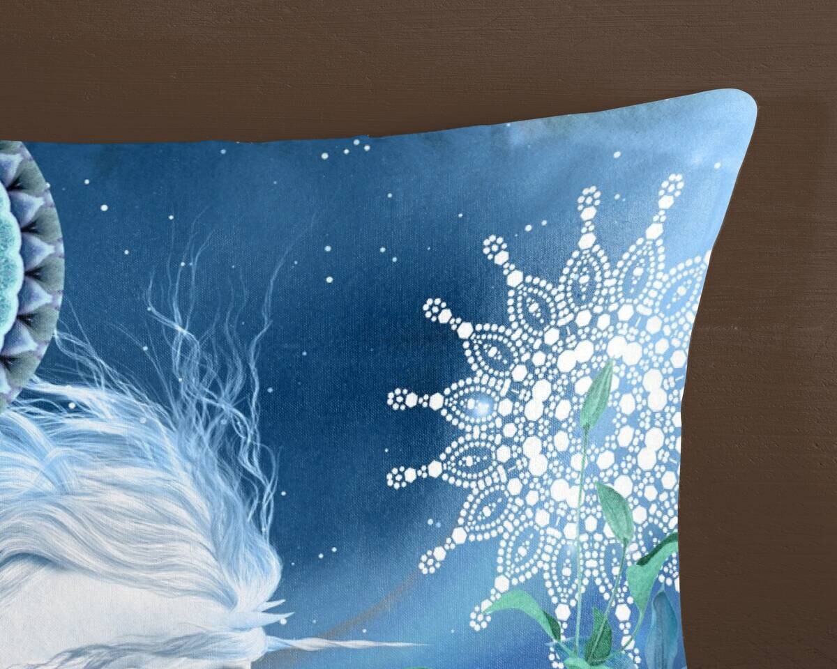 Baumwoll Bettwäsche Lumi Flanell blau Baumwolle B/L: ca. 155x220 cm