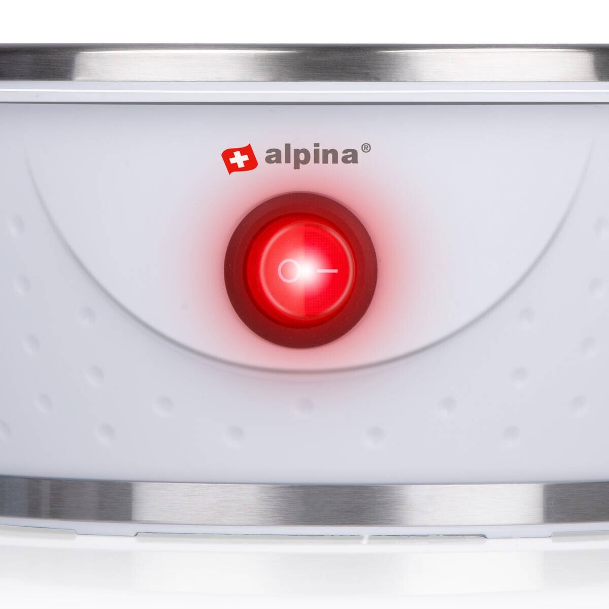 Eierkocher weiß Kunststoff B/H/L: ca. 17x18x16,5 cm