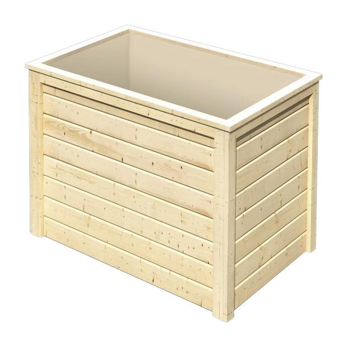 Karibu Hochbeet natur Fichte B/H/T: ca. 98x64x65 cm
