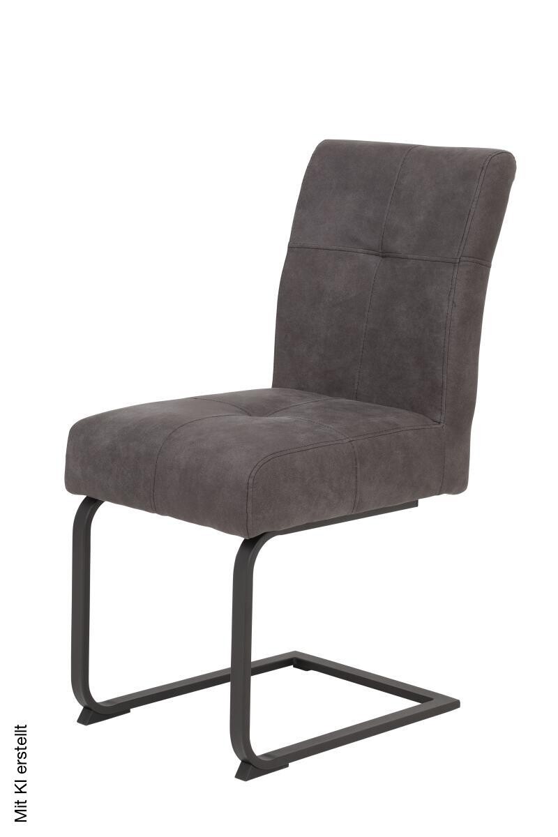 Schwingstuhl Luise anthrazit Vintage B/H/T: ca. 43x91x65 cm