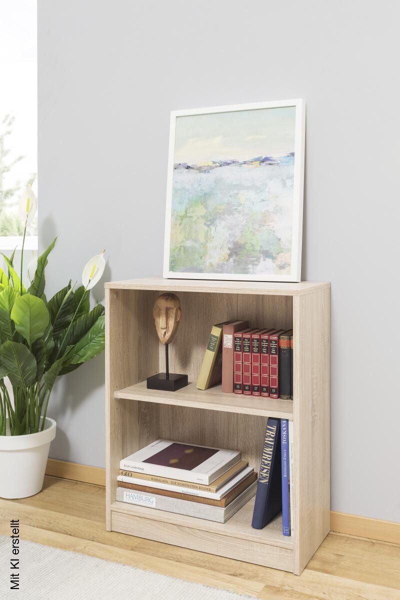 Regal Peggy 4 Eiche Sonoma Nachbildung B/H/T: ca. 58x72x28 cm