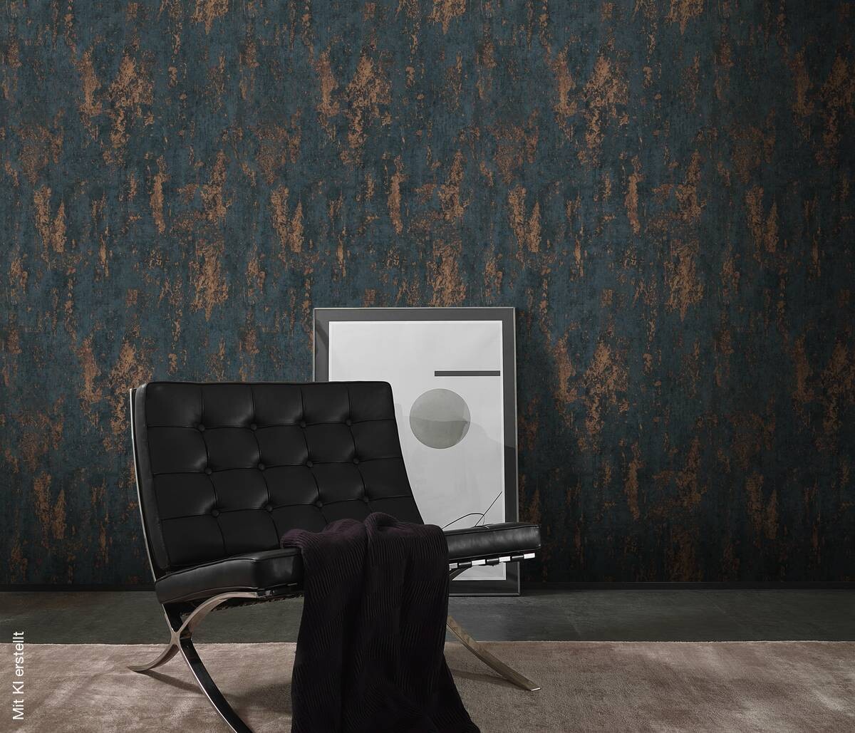 Erismann Vliestapete Struktur braun bronze B/L: ca. 53x1005 cm