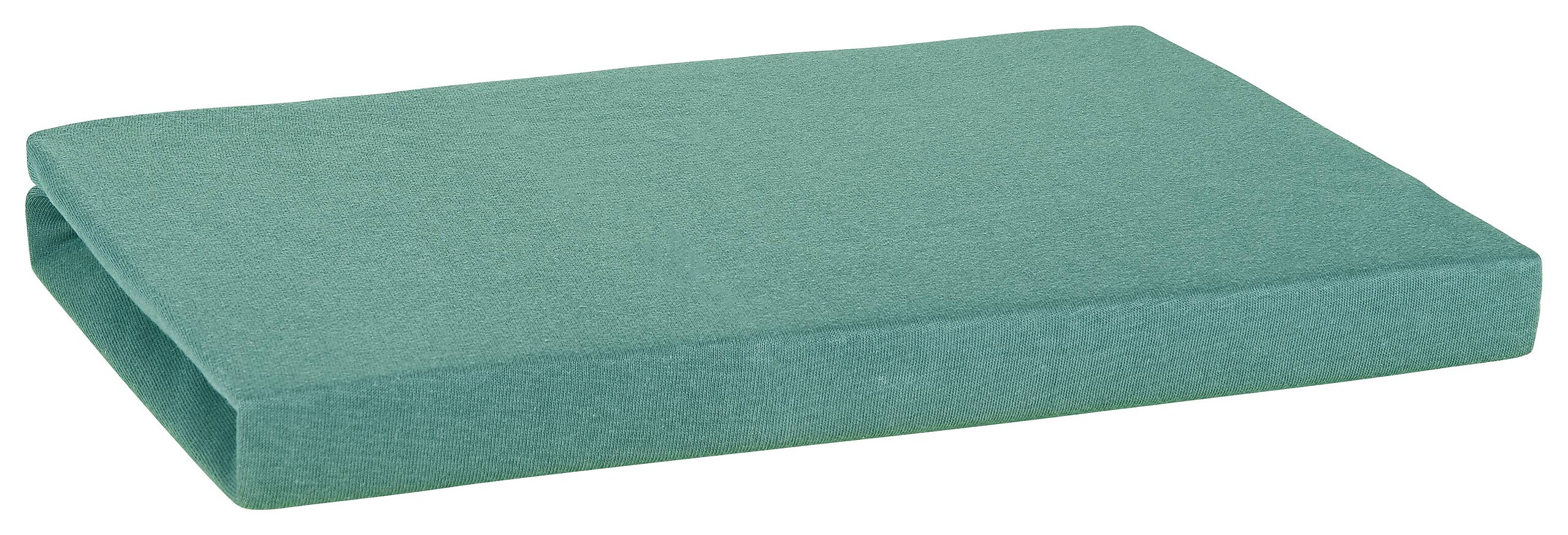 Elegance Jersey Spannbetttuch grün 100% Baumwolle B/L: ca. 180x200 cm