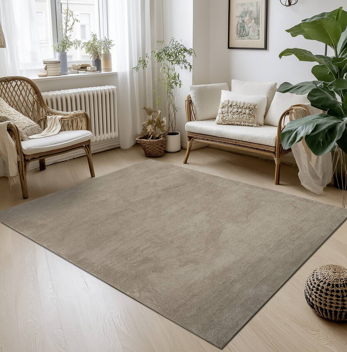 Teppich Carla beige B/L: ca. 140x200 cm