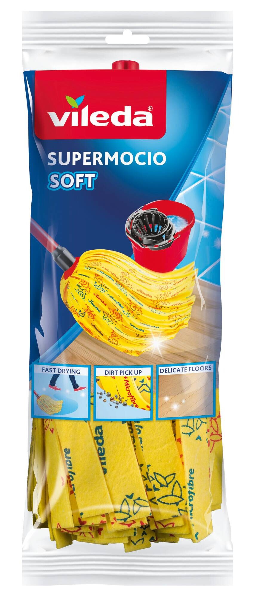 Vileda Ersatzwischmopp gelb