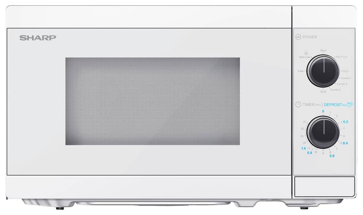 Sharp Mikrowelle mit Grill weiß Kunststoff B/H/T: ca. 44x25,8x34,4 cm