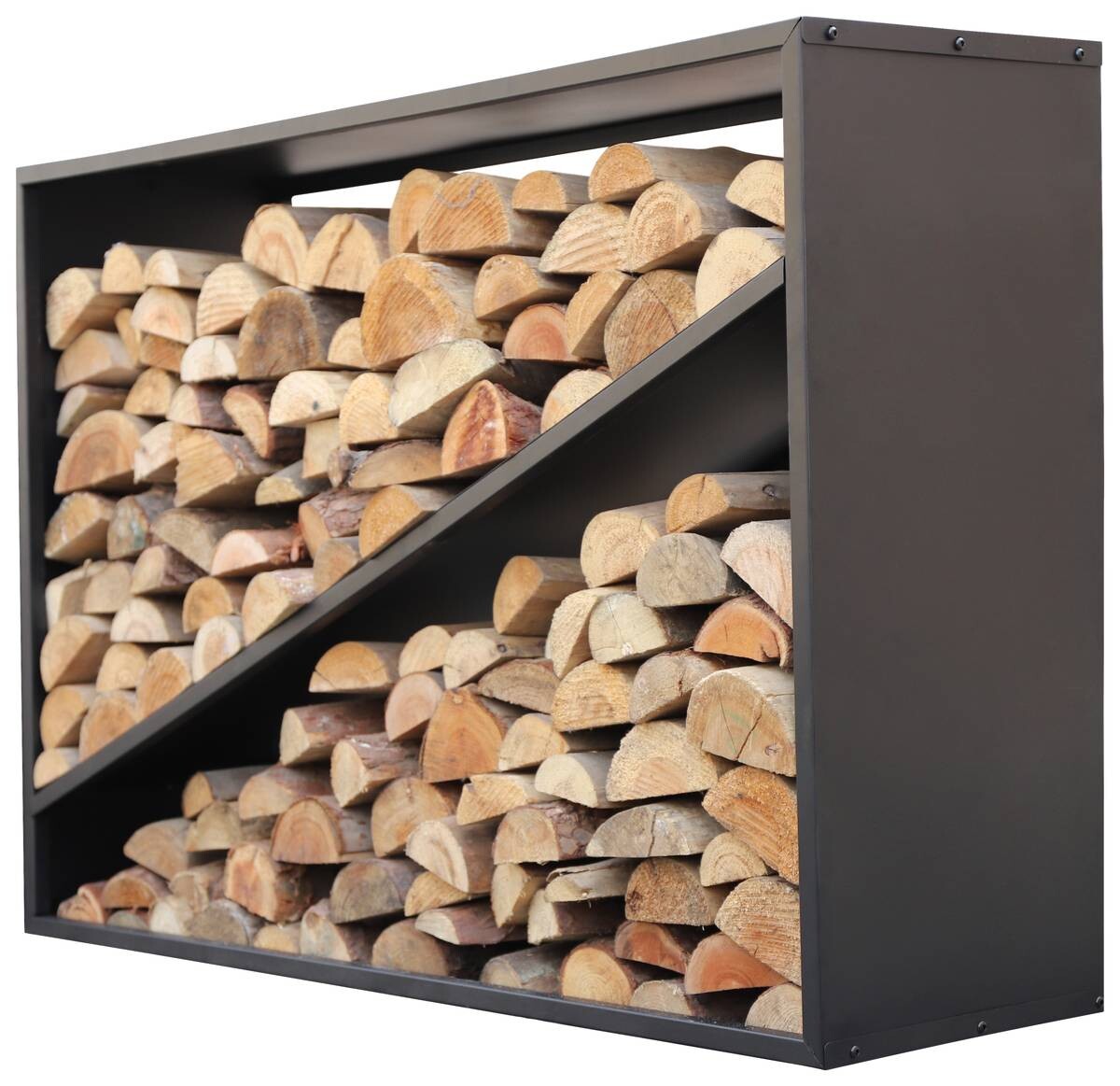 Westmann Kaminholzregal schwarz B/H/T: ca. 115x80x35 cm