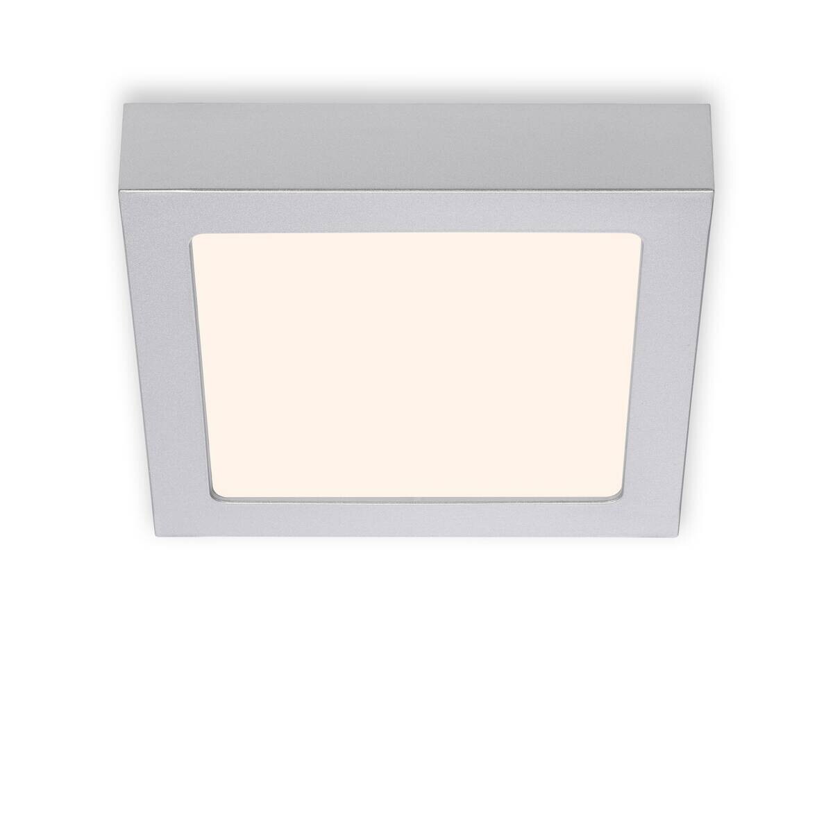 GLOBO LED-Deckenleuchte Fire Chrom Metall B/H/T: ca. 17x3,2x17 cm