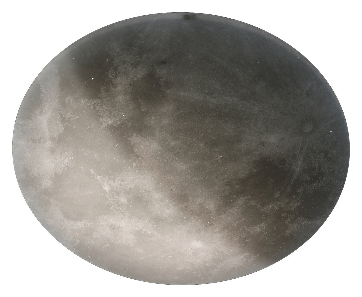 TRIO Deckenleuchte Lunar weiß Acryl H/D: ca. 12x60 cm