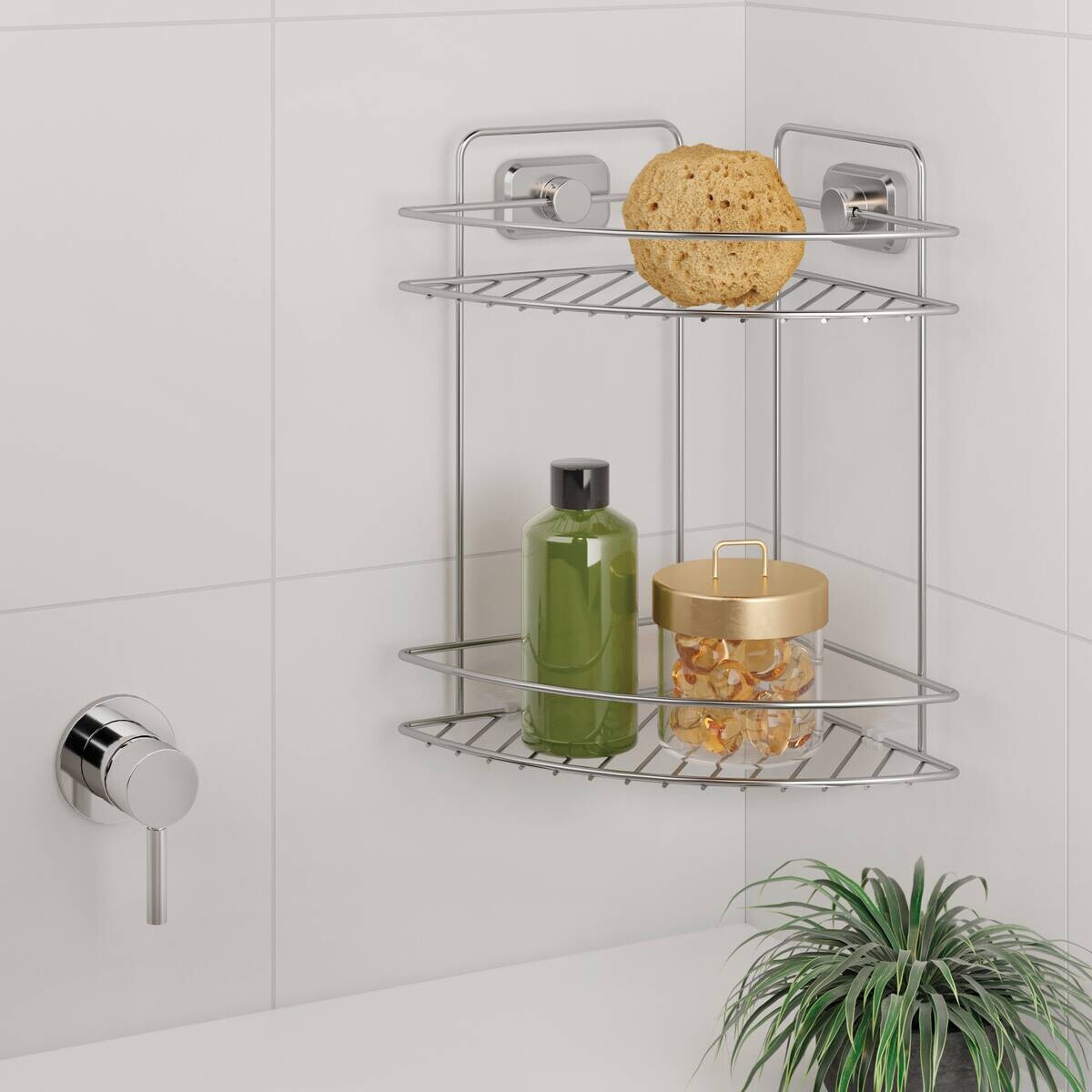 Badregal Chrom Metall