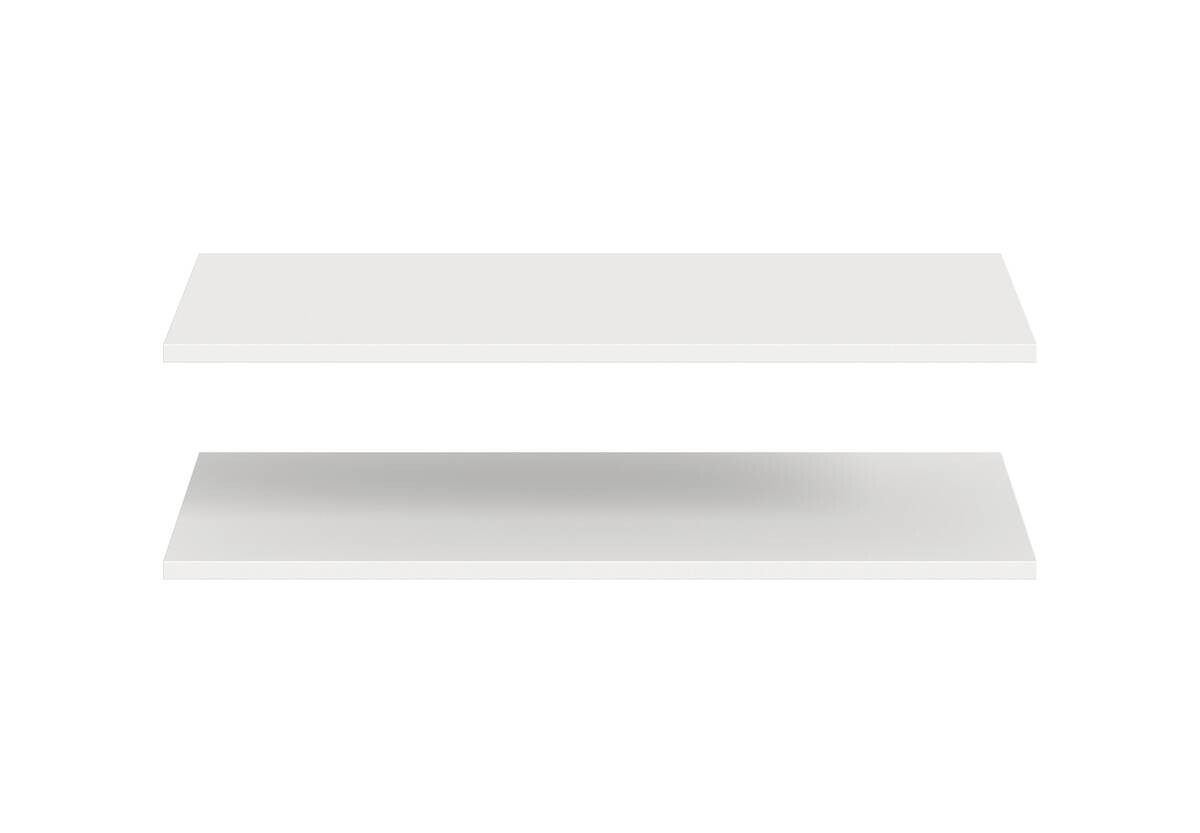 Einlegeböden-Set ZUBEHÖR 2er weiß B/H/T: ca. 78x2x48 cm